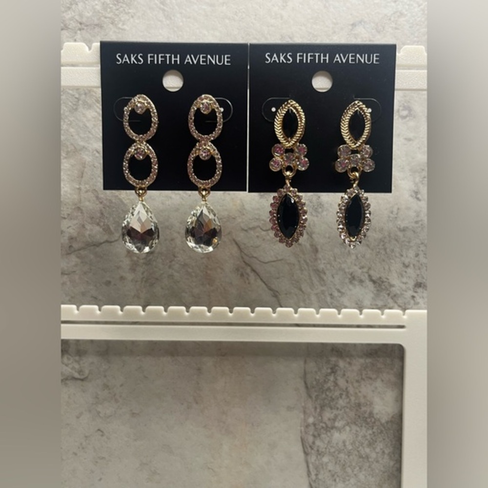 Saks Fifth Avenue Earrings Bundle of 2